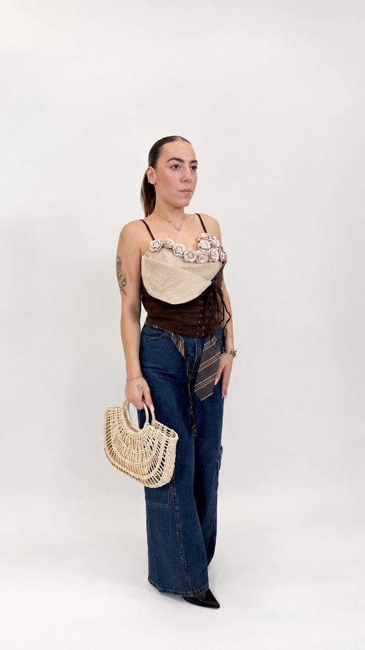 Jeans Cargo Cravatta